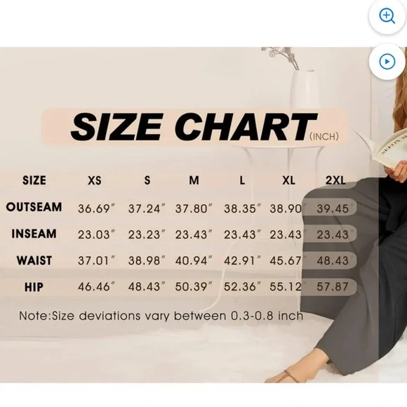 New Medium Cueply Black Wide Leg Overalls Jumpsuit - Picture 2 of 13